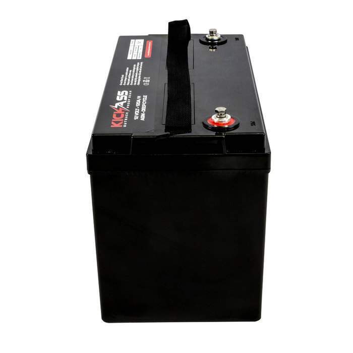 KickAss 12V 120Ah Deep Cycle AGM Battery + 22A Charger Bundle - Image 4
