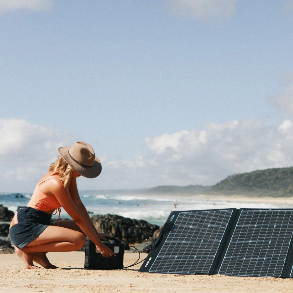 KickAss 12V 240W Premium Folding Portable Solar Panel - Image 5