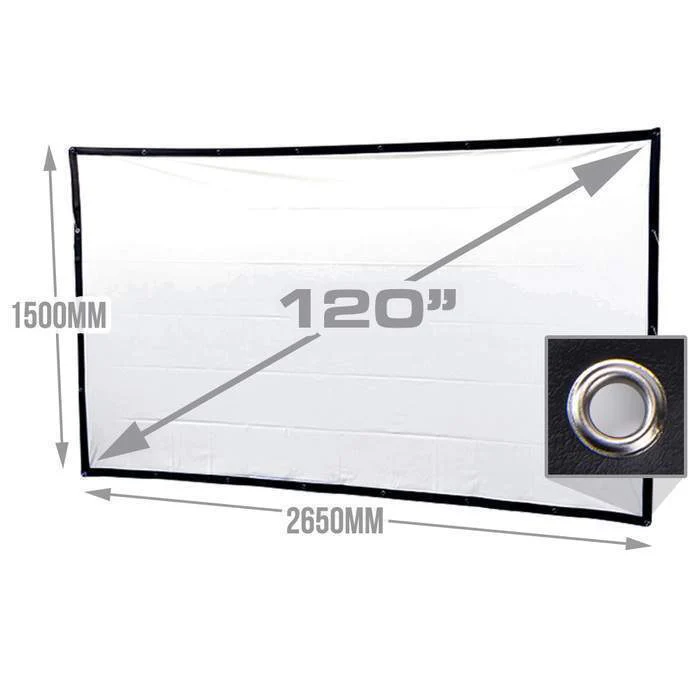 KickAss Projector Bundle with 120" Eyelet Screen, Tripod & Case - Image 3